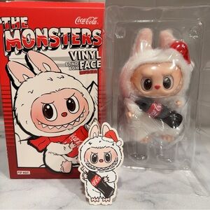 POP MART THE MONSTERS COCA COLA VINYL FACE PENDANT BLIND BOX (SURPRISE SHAKE)
